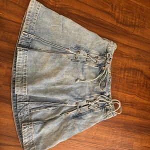 Free people Jean skirt